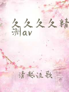 久久久久精品亚洲av