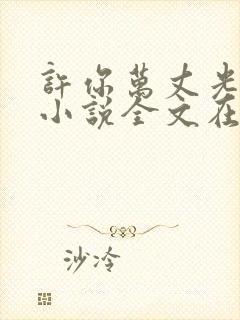 许你万丈光芒好小说全文在线阅读