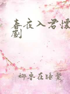 春夜入君怀 短剧