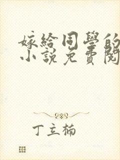 嫁给同学的妈妈小说免费阅读全文下载