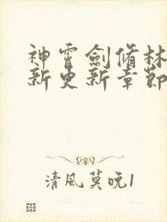 神霄剑修林枫最新更新章节