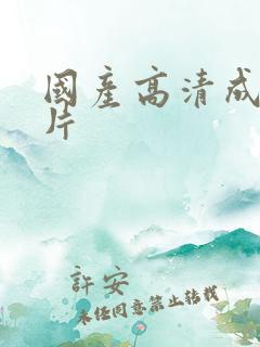 国产高清成人大片