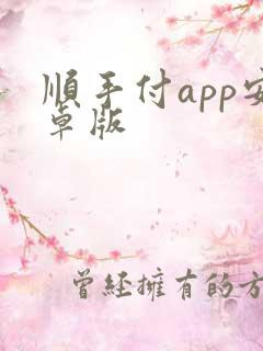 顺手付app安卓版