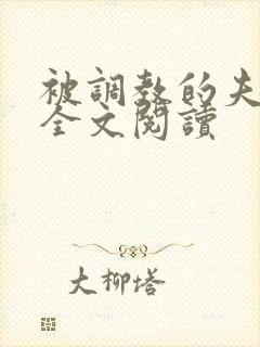 被调教的夫妻奴全文阅读