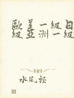 欧美一级日韩一级亚洲一级va