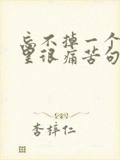 忘不掉一个人心里很痛苦句子