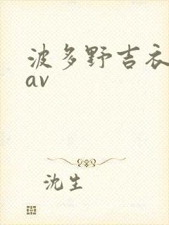 波多野吉衣在线av