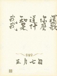 我知道你还爱着我是什么歌曲