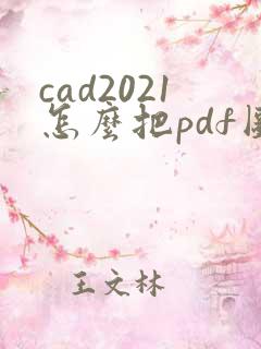 cad2021怎么把pdf图纸怎么转换成cad图纸
