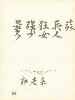 最强狂兵苏锐有多少女人