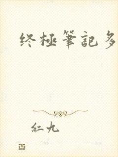 终极笔记多少集