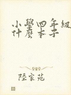 小学四年级都用什么本子