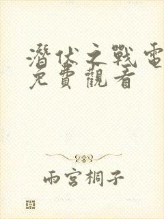 潜伏之战电视剧免费观看