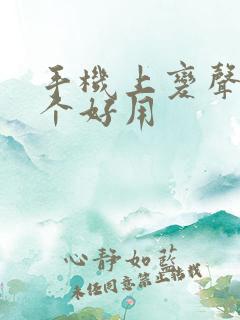 手机上变声器哪个好用