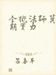 全职法师莫凡后期实力