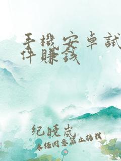 手机安卓试玩软件赚钱