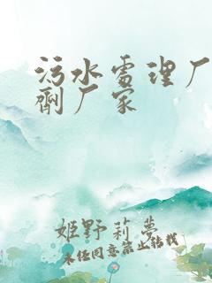 污水处理厂用药剂厂家