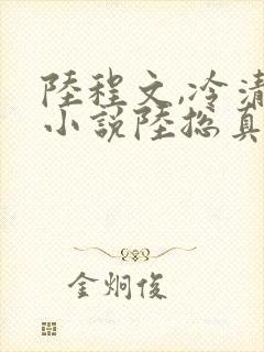 陆程文,冷清秋小说陆总真苟
