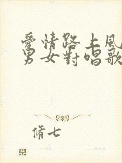 爱情路上风雨多男女对唱歌曲