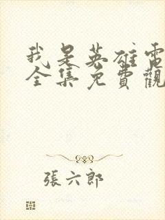 我是英雄电视剧全集免费观看完整版