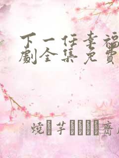 下一任幸福电视剧全集免费观看