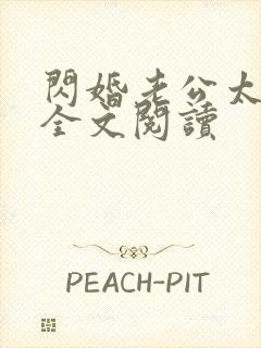 闪婚老公太霸道全文阅读