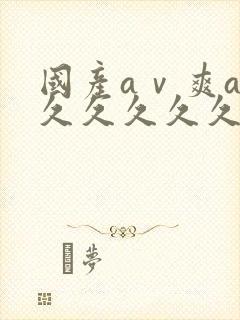 国产aⅴ爽av久久久久久网址