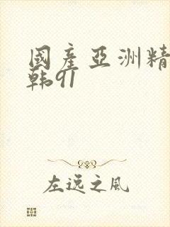 国产亚洲精品日韩91