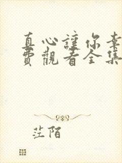 真心让你幸福免费观看全集完整版