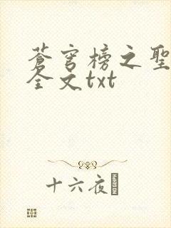 苍穹榜之圣灵纪全文txt