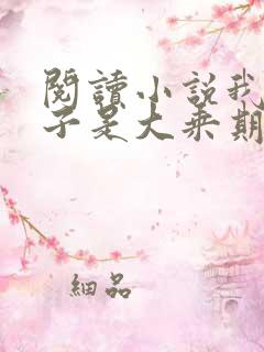 阅读小说我的妻子是大乘期大佬