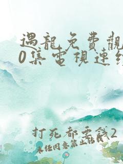 遇龙免费观看40集电视连续剧