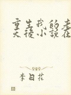 重生我的老婆是天后小说在线观看