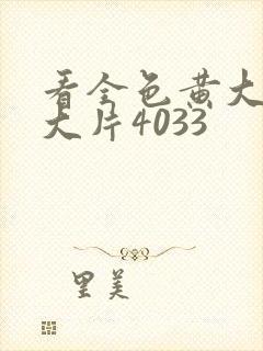 看全色黄大色黄大片4033