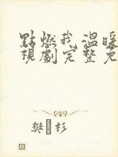 点燃我温暖你电视剧完整免费观看