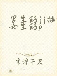 男生的jj插进女生的p