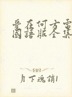 爱在何方电视剧国语版全集免费观看