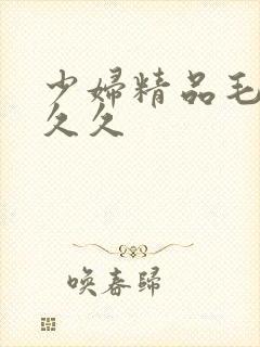 少妇精品毛片久久久