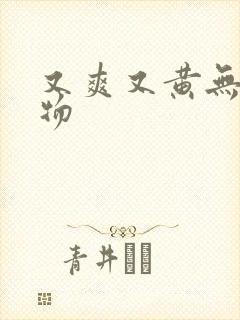 又爽又黄无遮挡物