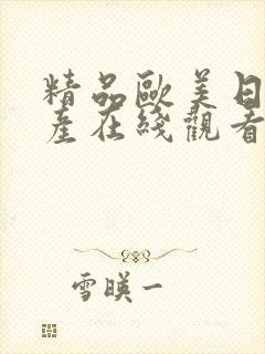 精品欧美日韩国产在线观看