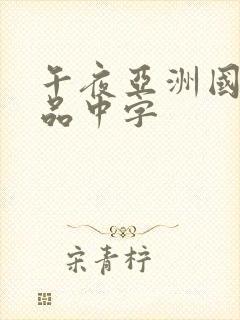 午夜亚洲国产精品中字