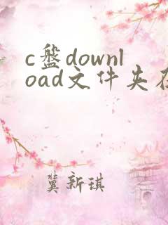 c盘download文件夹在哪里