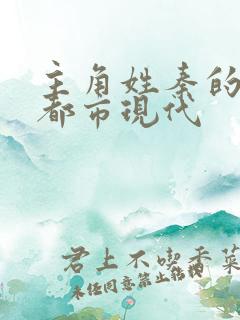 主角姓秦的小说都市现代