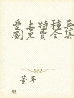 爱上特种兵电视剧免费全集