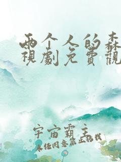 两个人的森林电视剧免费观看策驰