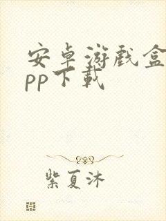 安卓游戏盒子app下载