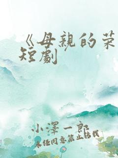 《母亲的荣耀》短剧