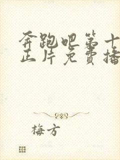 奔跑吧第十一季正片免费播放