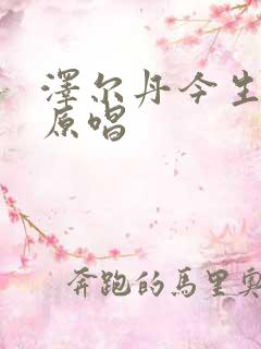 泽尔丹今生相爱原唱