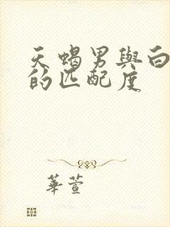 天蝎男与白羊女的匹配度